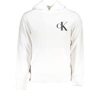 CALVIN KLEIN SWEATHIRT BLANC POUR HOMMES AVEC FERMETURE A ZIP : Couleur - Blanc, Taille - 2XL Taille : 2XL Couleur : Blanc