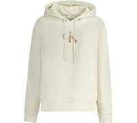 Calvin Klein Sweatshirt de transition avec logo imprimé en 50% coton - Hoodie à manches longues pour une saison de transition élégante : Taille - XL Taille : XL