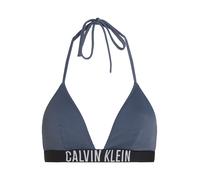 Calvin Klein Swimwear Hauts de bikini 'Intense Power' bleu-gris / noir / blanc, Taille 120