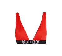 Calvin Klein Haut de Bikini Brassière Femme Rembourrage Amovible, Rouge (Flaming Chili), L