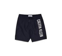 Calvin Klein Slip de Bain Garçon Medium Drawstring avec Cordon de Serrage, Bleu (Dark Sapphire), 10-12 Ans