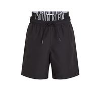 Calvin Klein Swimwear Shorts de bain 'Intense Power' gris clair / noir, Taille 128-140