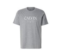 Calvin Klein T-Shirt '20S' gris chiné / blanc, Taille L