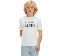 Calvin Klein T-shirt Logo SS Lvcksja07b manches courtes blanc 6 ans garçon