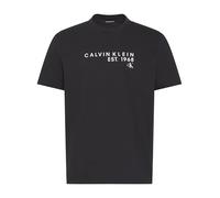 Calvin Klein T-Shirt Graphique SS 30S EU en Gros LV04RF800G pour Hommes, Noir, XXL
