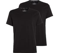 Calvin Klein T-Shirt Homme Manches Courtes Crew Neck Encolure Ronde, Noir (Black), XL