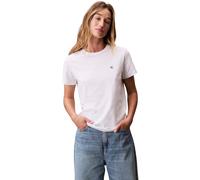 Calvin Klein T-Shirt Manches Courtes Femme Archive Jersey Tee avec Col Ras-du-Cou, Blanc (Brilliant White), XL