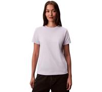 Calvin Klein T-Shirt Manches Courtes Femme Archive Jersey Tee avec Col Ras-du-Cou, Violet (Lacey Lilac), L