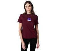 Calvin Klein T-Shirt Manches Courtes Femme Classic Fit Tee en Coton, Rouge (Deep Rouge), XL
