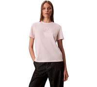 Calvin Klein T-Shirt Manches Courtes Femme Classic Tee Col Ras-du-Cou, Rose (Tender Blush), S