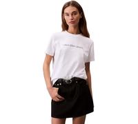Calvin Klein Jeans Graphic Intense Short Sleeve T-shirt Blanc M Femme