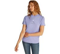 Calvin Klein T-Shirt Manches Courtes Femme Shadow Graphic Tee Regular Fit, Violet (Persian Violet), XXS