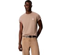 Calvin Klein T-Shirt Manches Courtes Homme Badge Jersey Classic Tee en Coton