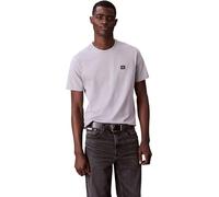 Calvin Klein T-Shirt Manches Courtes Homme Badge Jersey Classic Tee en Coton, Gris (Formal Gray), M