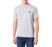 Calvin Klein T-Shirt Manches Courtes Homme Badge Jersey Classic Tee en Coton, Gris (Formal Gray), M