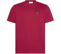 Calvin Klein T-Shirt Manches Courtes Homme Badge Jersey Classic Tee en Coton, Rouge (Beet Red), L