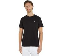 Calvin Klein T-Shirt Manches Courtes Homme CK Embro Badge Col Ras-du-Cou, Noir (CK Black), L