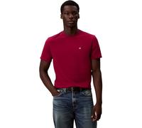 Calvin Klein T-Shirt Manches Courtes Homme Classic Monogram Tee avec Col Ras-du-Cou, Rouge (Beet Red), S