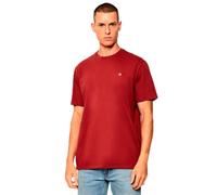 Calvin Klein T-Shirt Manches Courtes Homme Classic Monogram Tee avec Col Ras-du-Cou, Rouge (Red Pear), M