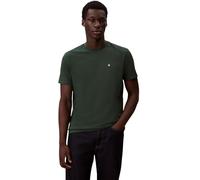 Calvin Klein T-Shirt Manches Courtes Homme Classic Monogram Tee avec Col Ras-du-Cou, Vert (Sycamore), XL