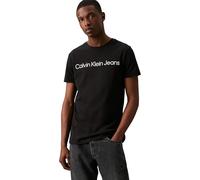 Calvin Klein T-Shirt Manches Courtes Homme Core Institutional Logo Slim Tee Col Ras-du-Cou, Noir (CK Black), XXL