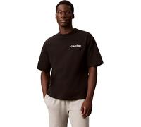 Calvin Klein T-Shirt Manches Courtes Homme Crew Neck Coupe Large, Noir (Black), S