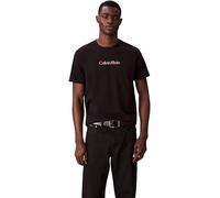 Calvin Klein Ss Glitched Logo Eu Black Taille: XXL | T-shirts avec imprimés Outlet | Homme | Le Noir