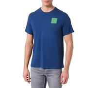 Calvin Klein T-Shirt Manches Courtes Homme Gradient Monogram Logo en Coton, Bleu (Blue Jean), XL