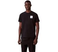 Calvin Klein T-Shirt Manches Courtes Homme Gradient Monogram Logo en Coton, Noir (Black), XXL