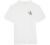 Calvin Klein T-Shirt Manches Courtes Homme Left Chest Logo Tee Slim Fit, Blanc (Bright White), XL