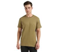 Calvin Klein T-Shirt Manches Courtes Homme Logo Tape Col Ras-du-Cou, Vert (Gothic Olive), S