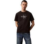 Calvin Klein T-shirt Monologo Tee Coton manches courtes Noir M