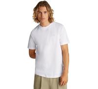 Calvin Klein T-Shirt Manches Courtes Homme Painted Tee avec Col Ras-du-Cou, Blanc (Bright White), XL