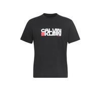 Calvin Klein T-Shirt Manches Courtes Homme Redbox Graphic Tee avec Logo, Noir (Black), XL