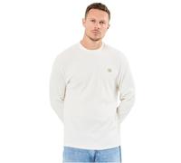 Calvin Klein T-Shirt Manches Longues Homme Waffle Badge Tee avec Col Ras-du-Cou, Beige (Tofu), XL