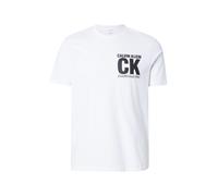 Calvin Klein T-Shirt noir / blanc, Taille L