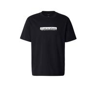 Calvin Klein T-Shirt noir / blanc, Taille S