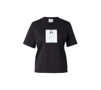 Calvin Klein T-shirt 'OBSESSION' gris clair / noir / blanc, Taille XS
