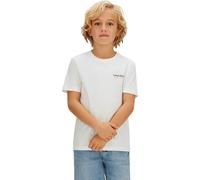 Calvin Klein T-Shirt pour garçon avec Logo Minimaliste IB0IB02608 S/S, Blanc (Bright White), 8 Ans, Blanc (Blanc Vif), 8 Ans