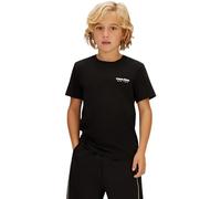 Calvin Klein T-Shirt pour garçon avec Logo Minimaliste IB0IB02608 S/S, Noir (CK Black), 6 Ans, Noir (CK Black), 6 Ans