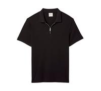 Calvin Klein T-Shirt 'Slim Fit Quarter-zip' noir, Taille XL