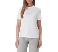 Calvin Klein T-Shirt SS Clasic Monologo LV047F831G pour Femme, Blanc, Taille L