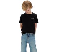 Calvin Klein T-Shirt Unisexe avec Logo INST.Logo IU0IU00683 S/S, Noir (CK Black), 6 Ans, Noir (CK Black), 6 Ans