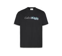 Calvin Klein T-Shirt vert pastel / noir / blanc, Taille S