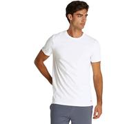 Calvin Klein Lv00nb4051 Short Sleeve Base Layer 3 Units Blanc S Homme