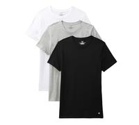Calvin Klein T-Shirts Manches Courtes Lot de 3 Homme en Coton, Multicolore (Black, White, Grey Heather), L