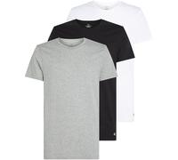 Calvin Klein T-Shirts Manches Courtes Lot de 3 Homme en Coton, Multicolore (Black, White, Grey Heather), XXL
