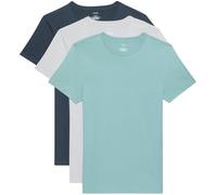 Calvin Klein T-Shirts Manches Courtes Lot de 3 Homme en Coton, Multicolore (Micro Chip/Zoni Beach/Ink), S