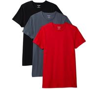 Calvin Klein T-Shirts Manches Courtes Lot de 3 Homme en Coton, Multicolore (Turbulence/Adrenaline Rush/Black), L