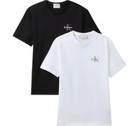 Calvin Klein T-Shirts SS 30S Classic Micro Monologo Te LV04RF279G pour Homme, Multicolore, M